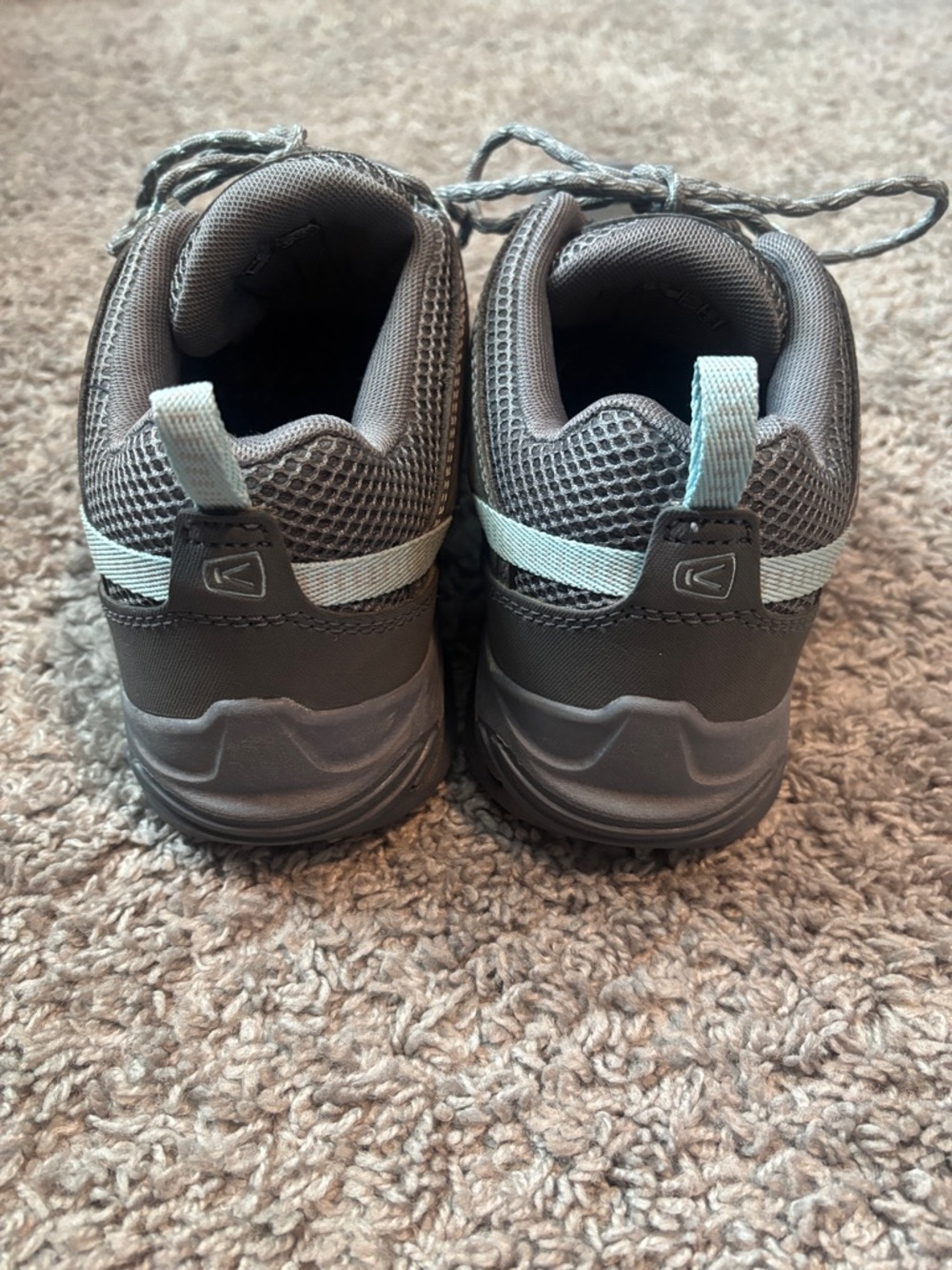 Keen Women's Brown Athletic Hiking Shoes with Light Gray Accents - Picture 3 of 10